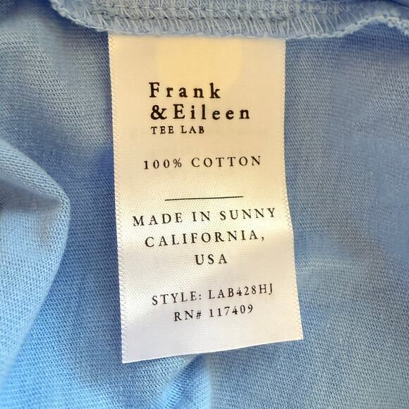 Frank & Eileen Lauren Collared Polo Dress In Saltwater Blue Size Medium New - Picture 12 of 12